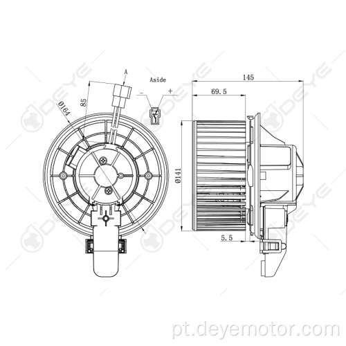 Motor do soprador para Ford Explorer Flex Lincoln MKS